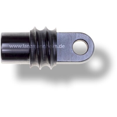 Spring eyelet (with eyelet) for load run, for 9,5mm wire thickness