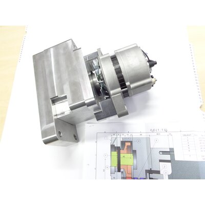 Cover for 1. and 2. shaft on the left side (admission alternating current air conditioner complete), 10 litres