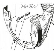 Flywheel guard inner half compl.