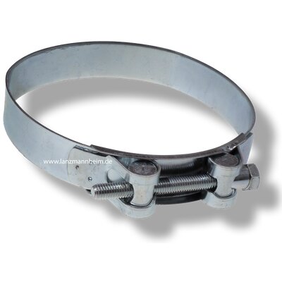 Tensioning strap compl. for fastening the alternator