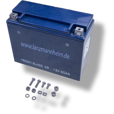 Batteria 12 Volt, 20Ah, per il montaggio a parete del cruscotto