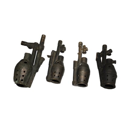 Heizlampe, Brenner, Reststcke, 4 Stck