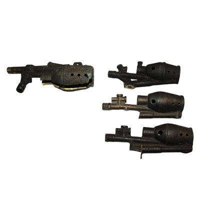 Heizlampe, Brenner, Reststcke, 4 Stck