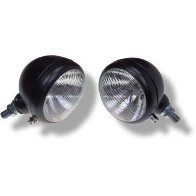 Headlamp (130mm light aperture), Hella, screwed for 15 degree mounting