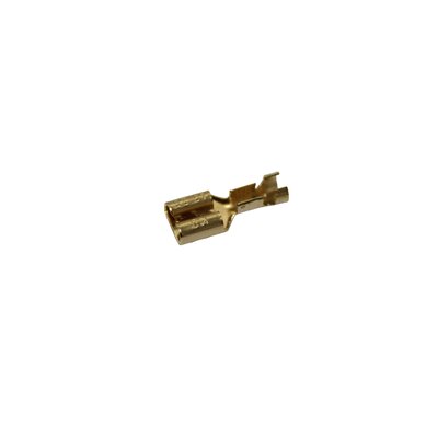 Connecteur  sertir 6,3mm, avec ergot darrt, pour section de 2,5  6mm