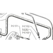 Luftleitung von Bremsventil zum Zylinder (Rohr = 180x1,5)...