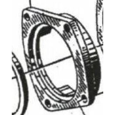 Deckel kompl. rechts mit labdichtungsring bis Fahrgestell Nr. 161881 und 279800 (zus. mit Deckel D u. E 1823 ers. durch D u. E 293 a)