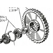 Zwischenrad kompl. best, aus: D 311 &mdash;D 316 bzw. E...