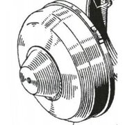 Flywheel guard outer half right