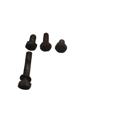 4 x 6-Kant Schrauben 1/2 BSW, SW22