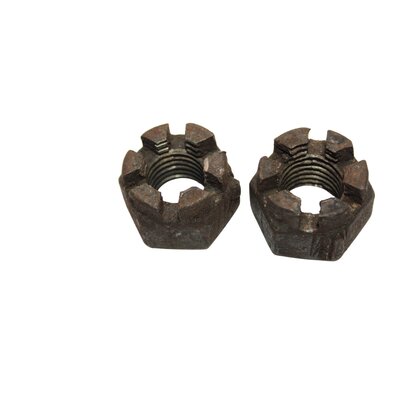 2 x Kronenmutter 7/8 Zoll