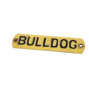 Schild Bulldog