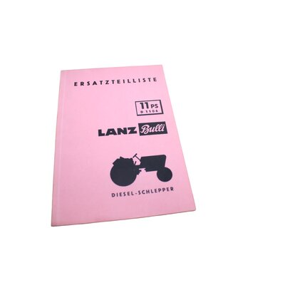 Ersatzteilliste 11PS D1106 Lanz Bulli