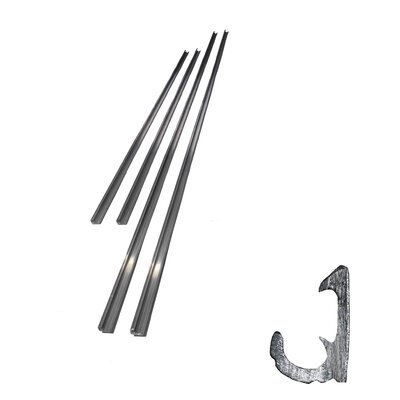 Aluminium rain drip rail