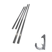 Aluminium rain drip rail