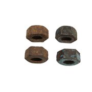 4 x Muttern 1/2 BSW
