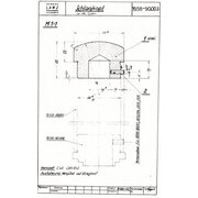 Zeichnung Montagewerkzeug:  Schlagkopf 195890003