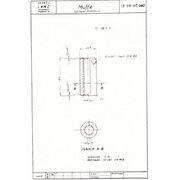 Zeichnung Montagewerkzeug:  Muffe 195890060