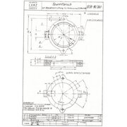 Zeichnung Montagewerkzeug:  Spannflansch 195890061