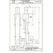 Zeichnung Montagewerkzeug:  Abzughacken 195890073