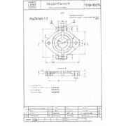 Zeichnung Montagewerkzeug:  Abziehflansch 195890074