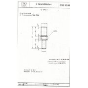 Zeichnung Montagewerkzeug: Gewindebolzen 195890080