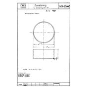 Zeichnung Montagewerkzeug: Zusatzring 195890040