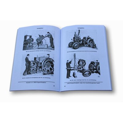 Off and installation of parts (workshop manual) LANZ BULLDOG D3506 D7506 D8506 D9506 D1506