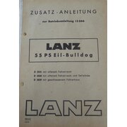 Zusatz-Betriebsanleitung Lanz Bulldog HR9 D2531