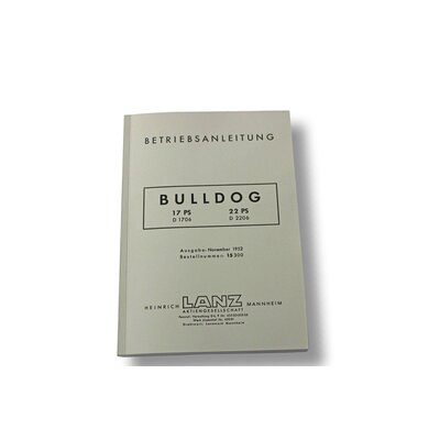 Operating Instructions D1706 D2206 1952