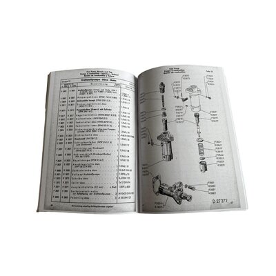 Spare parts list Diesel tractor 50 / 60ps, 1956 (D5006, D6006, D5016, D6016, D6516)