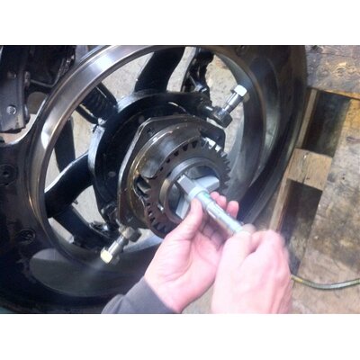 Coupling: Fit floating bushings inside and outside