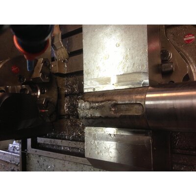 Crankshaft: Machining keyway