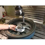 Weld on flywheel and spindle out inside