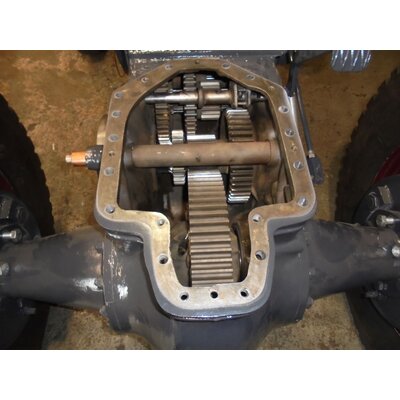 Gearbox: Regrinding the gear wheel