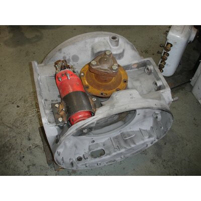 Bore in crankcase for starter glow head