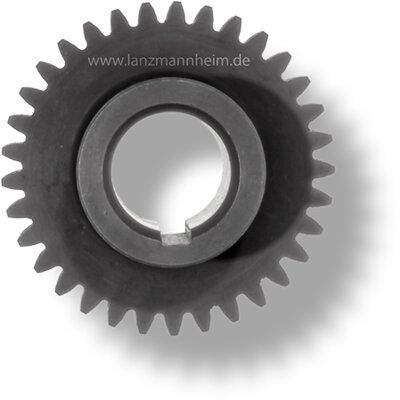 Roue dente (z=33) pour lentranement de lalternateur, 10 litres, montage cylindrique, 24mm