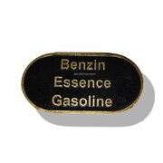 Scudo (benzina) ottone/nero