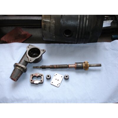 Bomba de aceite: Revisin de la bomba de retorno Cabeza de brillo