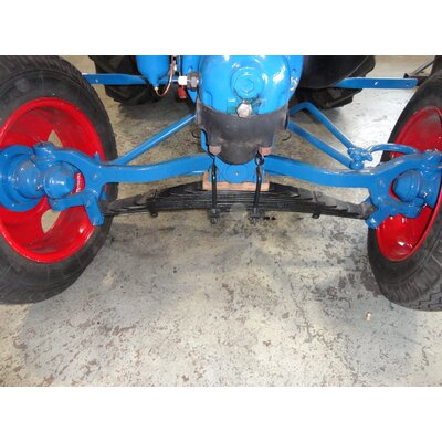 Eje delantero: Eje de muelle de retroceso