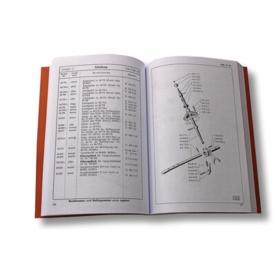 Ersatzteilliste Lanz Bulldog-Raupe