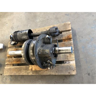 Vilebrequin, bielle, graisseur, pompe de retour, chapeau de palier principal 60ps