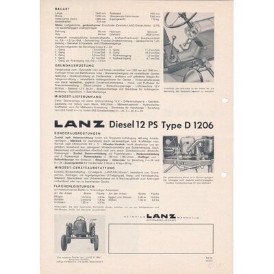 Lanz Bulldog D1206
