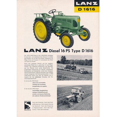 Lanz Bulldog d1616