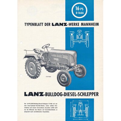 Lanz Bulldog d1666