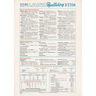 Lanz Bulldog D2206