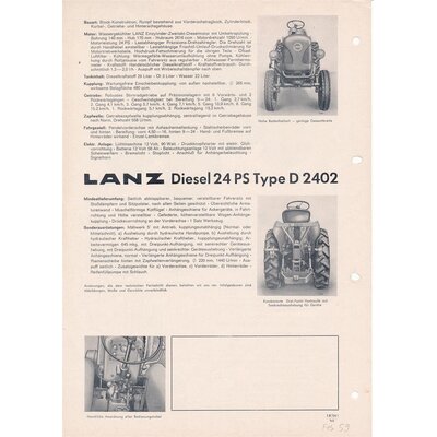 Lanz Bulldog d2402