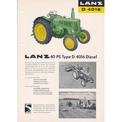 Lanz Bulldog d4016