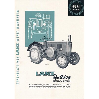 Lanz Bulldog d4806