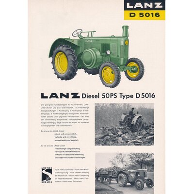 Lanz Bulldog d5016